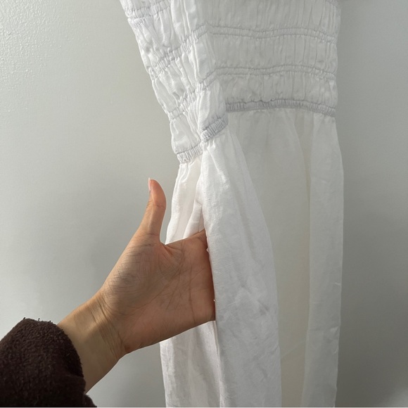 NWT Aritzia Wilfred Portea Linen Fit-and-Flare Maxi Dress Size XS